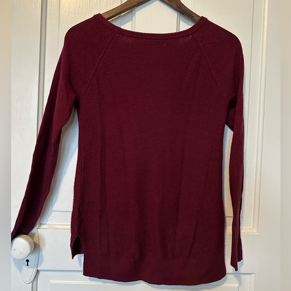 American Eagle Outfitters Dark Cherry Red Sweater XS - Picture 7 of 12
